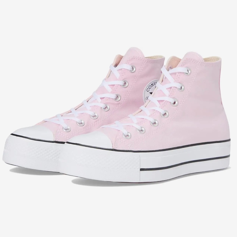 Chuck Taylor All Star Lift Platform Pale Pink 5 M Women's Girls Chucks Shoes